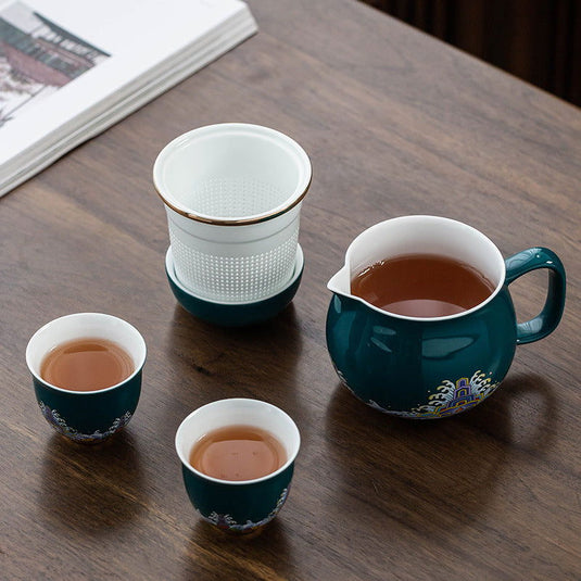 Travel Tea Set Ceramics - Grand Goldman