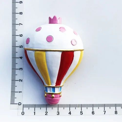 Turkey Fridge Magnets Cappadocia Tourism Souvenir Decorative Craft Gifts Painted Hot Air Balloon Magnetic Refrigerator sticker - Grand Goldman