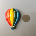 Turkey Fridge Magnets Cappadocia Tourism Souvenir Decorative Craft Gifts Painted Hot Air Balloon Magnetic Refrigerator sticker - Grand Goldman