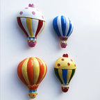 Turkey Fridge Magnets Cappadocia Tourism Souvenir Decorative Craft Gifts Painted Hot Air Balloon Magnetic Refrigerator sticker - Grand Goldman