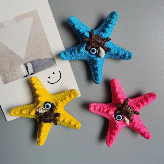 Turkish Tourist Souvenirs Fridge Stickers Seaside Star Turtle Message Post  Refrigerator Magnets Home Decoration Gifts - Grand Goldman
