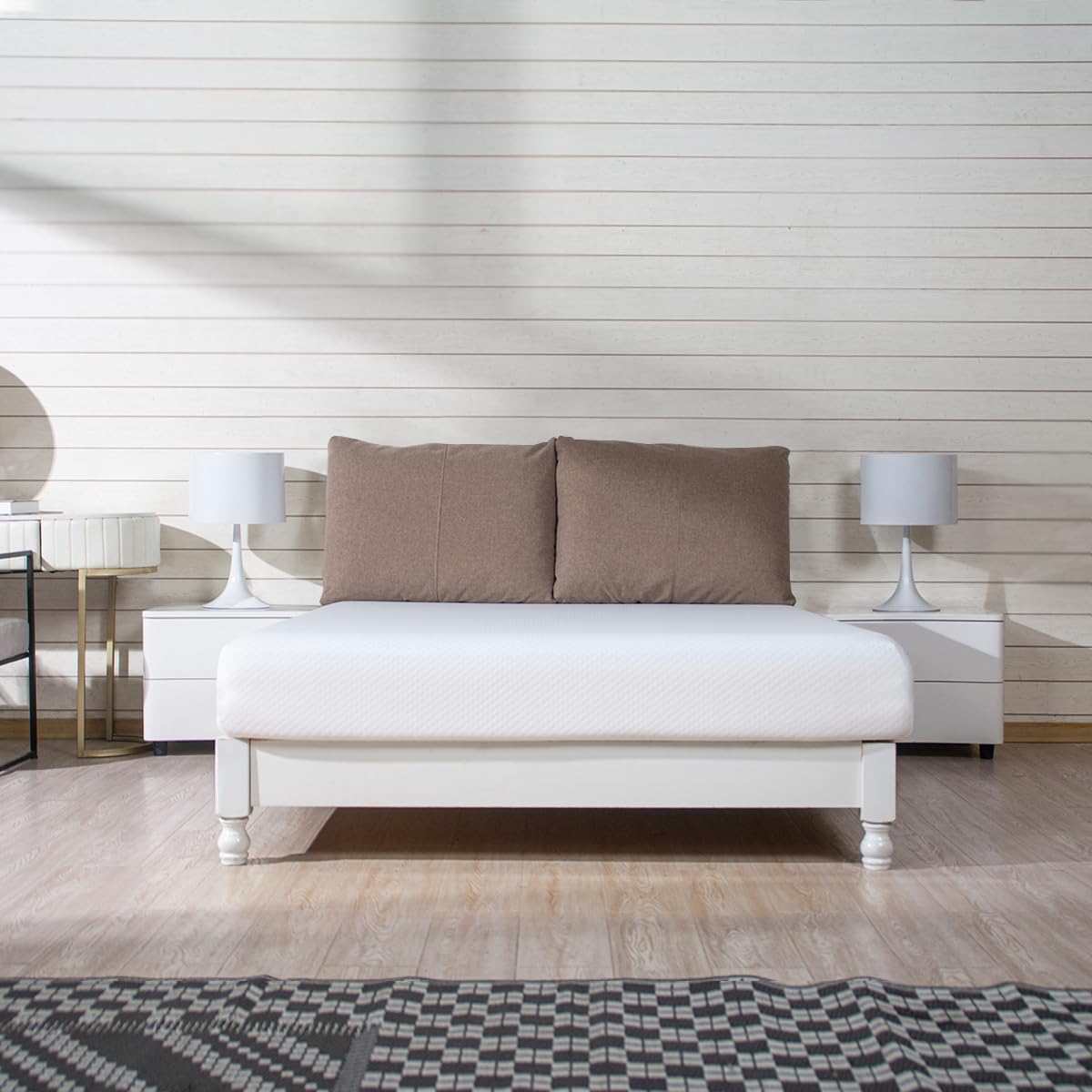 Twin Mattress for Kids Adults 5 Inch Gel Memory Foam, Medium-Firm, Twin Size Mattresses, Bed in a Box, Fiberglass Free, Cooling Sleep & Pressure Relief, Certified Safe Foams & Fabric - Grand Goldman