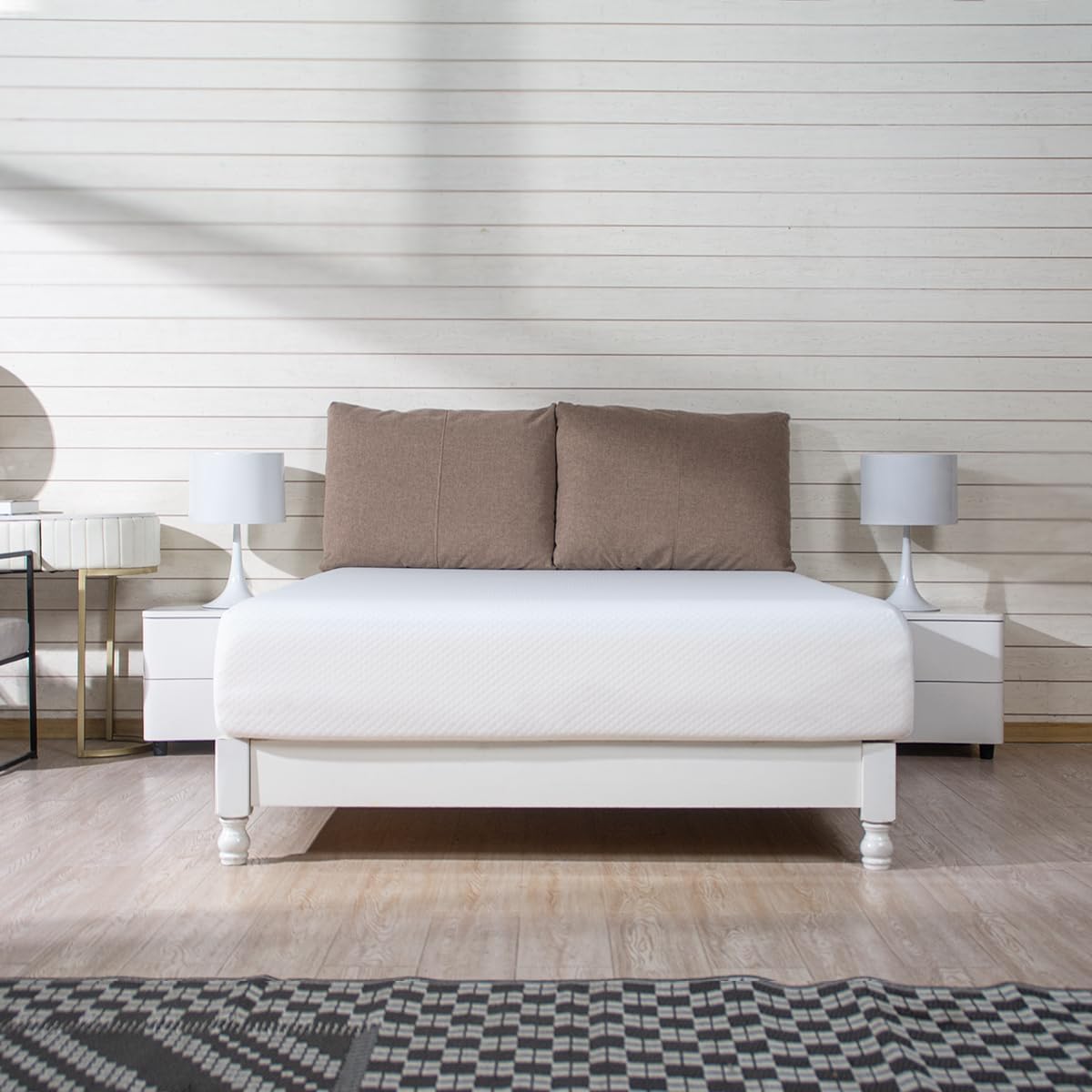 Twin Mattress for Kids Adults 5 Inch Gel Memory Foam, Medium-Firm, Twin Size Mattresses, Bed in a Box, Fiberglass Free, Cooling Sleep & Pressure Relief, Certified Safe Foams & Fabric - Grand Goldman