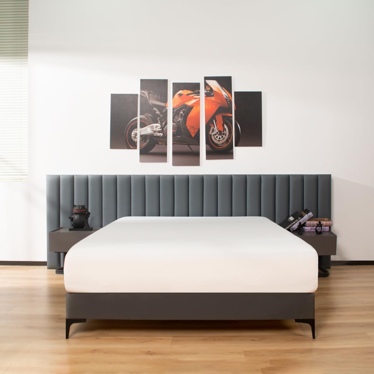 Twin Mattress for Kids Adults 5 Inch Gel Memory Foam, Medium-Firm, Twin Size Mattresses, Bed in a Box, Fiberglass Free, Cooling Sleep & Pressure Relief, Certified Safe Foams & Fabric - Grand Goldman