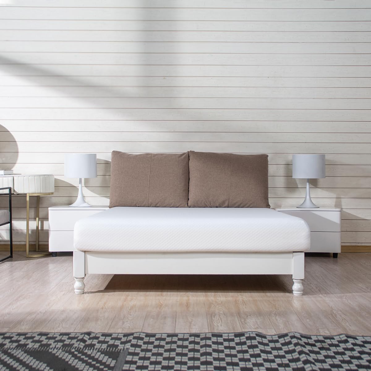 Twin Mattress for Kids Adults 5 Inch Gel Memory Foam, Medium-Firm, Twin Size Mattresses, Bed in a Box, Fiberglass Free, Cooling Sleep & Pressure Relief, Certified Safe Foams & Fabric - Grand Goldman