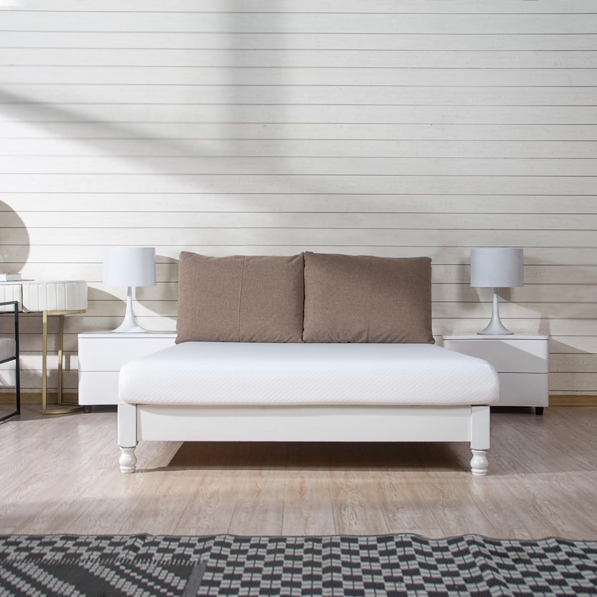 Twin Mattress for Kids Adults 5 Inch Gel Memory Foam, Medium-Firm, Twin Size Mattresses, Bed in a Box, Fiberglass Free, Cooling Sleep & Pressure Relief, Certified Safe Foams & Fabric - Grand Goldman