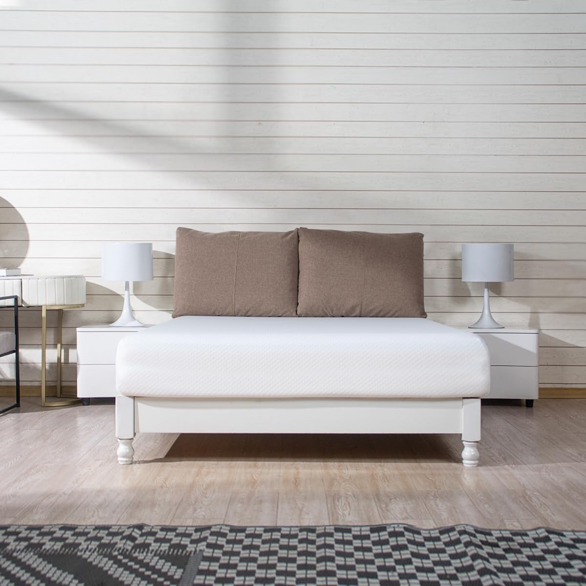 Twin Mattress for Kids Adults 5 Inch Gel Memory Foam, Medium-Firm, Twin Size Mattresses, Bed in a Box, Fiberglass Free, Cooling Sleep & Pressure Relief, Certified Safe Foams & Fabric - Grand Goldman