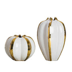 Two Piece Ceramic Vase Set - Grand Goldman