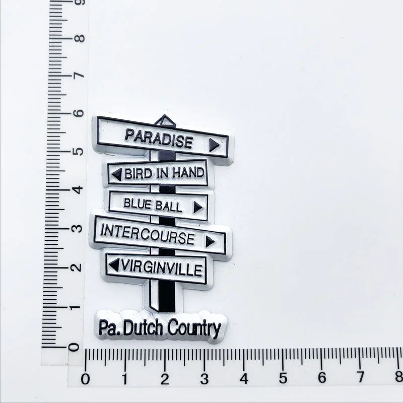 U.S. states refrigerator magnet OHIO Georgia Alaska Illinois Michigan Hawaii California Oregon tourist souvenir PVC fridge decor - Grand Goldman