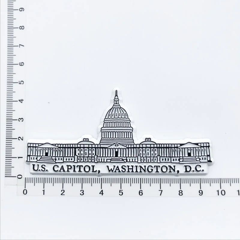 U.S. states refrigerator magnet OHIO Georgia Alaska Illinois Michigan Hawaii California Oregon tourist souvenir PVC fridge decor - Grand Goldman