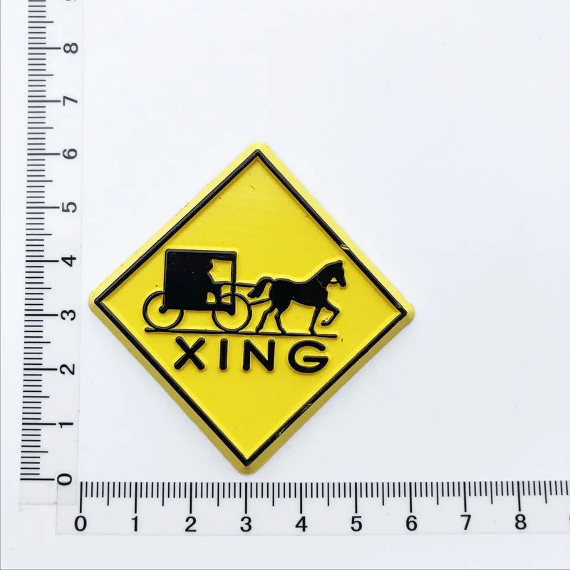 U.S. states refrigerator magnet OHIO Georgia Alaska Illinois Michigan Hawaii California Oregon tourist souvenir PVC fridge decor - Grand Goldman