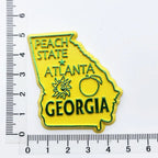 U.S. states refrigerator magnet OHIO Georgia Alaska Illinois Michigan Hawaii California Oregon tourist souvenir PVC fridge decor - Grand Goldman