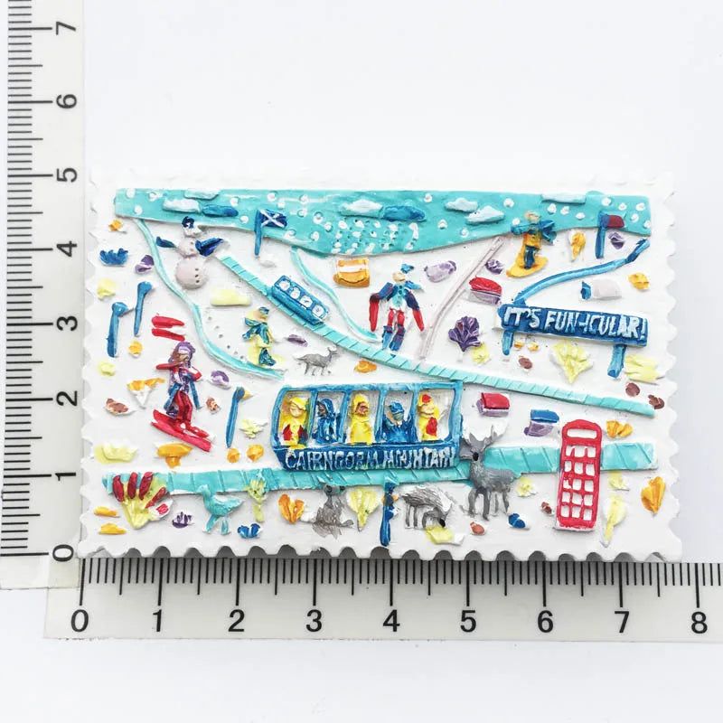 UK Tourist Souvenir British Refrigerator Sticker Manchester Oxford London Bus Big Ben Decorative Crafts Magnetic Fridge Decor - Grand Goldman