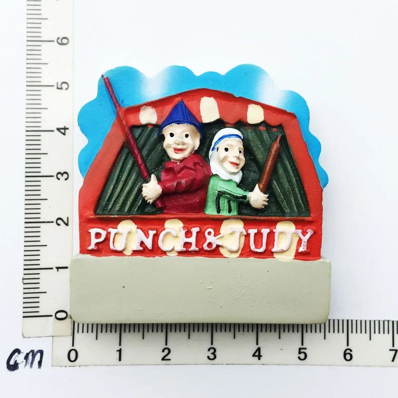 UK Tourist Souvenir British Refrigerator Sticker Manchester Oxford London Bus Big Ben Decorative Crafts Magnetic Fridge Decor - Grand Goldman