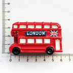 UK Tourist Souvenir British Refrigerator Sticker Manchester Oxford London Bus Big Ben Decorative Crafts Magnetic Fridge Decor - Grand Goldman