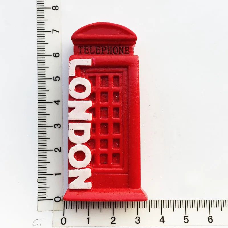 UK Tourist Souvenir British Refrigerator Sticker Manchester Oxford London Bus Big Ben Decorative Crafts Magnetic Fridge Decor - Grand Goldman