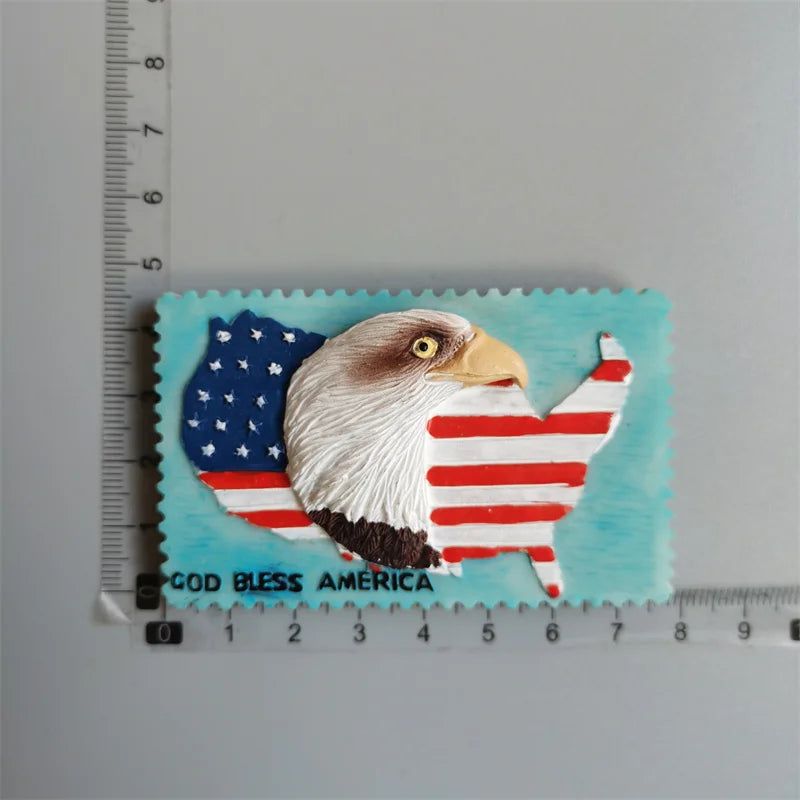 USA California San Francisco Fridge Magnets America Tourist Souvenirs Magnetic Refrigerator Stickers Collection gifts Home Decor - Grand Goldman