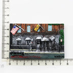 USA Fridge Magnet Boston Tourist Souvenirs 3d Baseball Gloves Magnetic Refrigerator Stickers Collection Gifts Home Decoration - Grand Goldman
