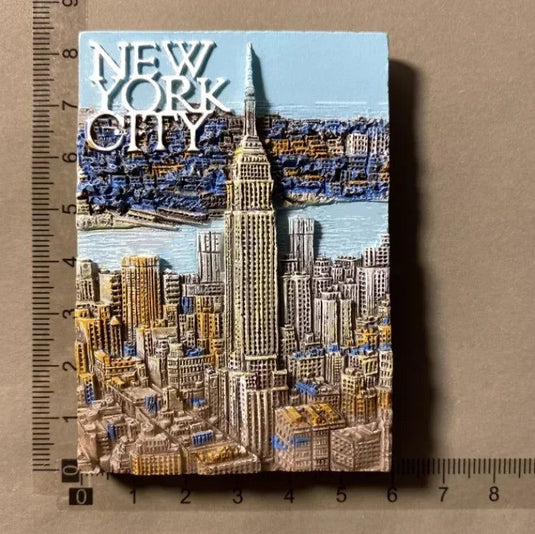 USA Fridge Magnets Bottle Opener New York Tourist Souvenirs Refrigerator Magnetic Stickers Collection Decoration Gifts - Grand Goldman