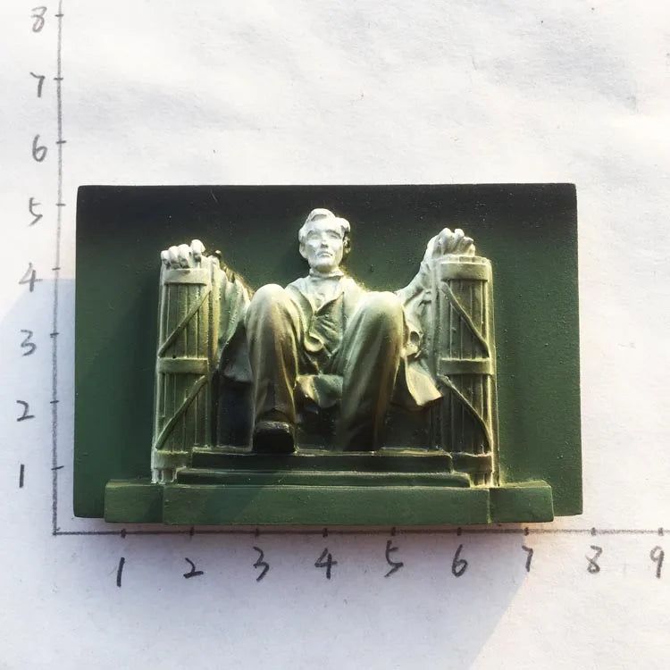 USA Fridge Magnets New York Oscar Magnetic Stickers for Refrigerators Tourist Souvenir Flat Back Resin Decorations for Home - Grand Goldman