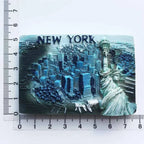 USA Fridge Magnets New York Oscar Magnetic Stickers for Refrigerators Tourist Souvenir Flat Back Resin Decorations for Home - Grand Goldman