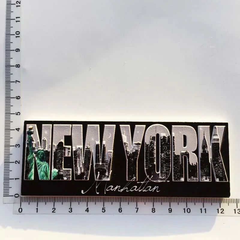 USA New Yourk Fridge Magnets Florida WonderWorks San Francisco Hawaii Tourism Souvenir Magnetic Refrigerator Magnets Gifts - Grand Goldman