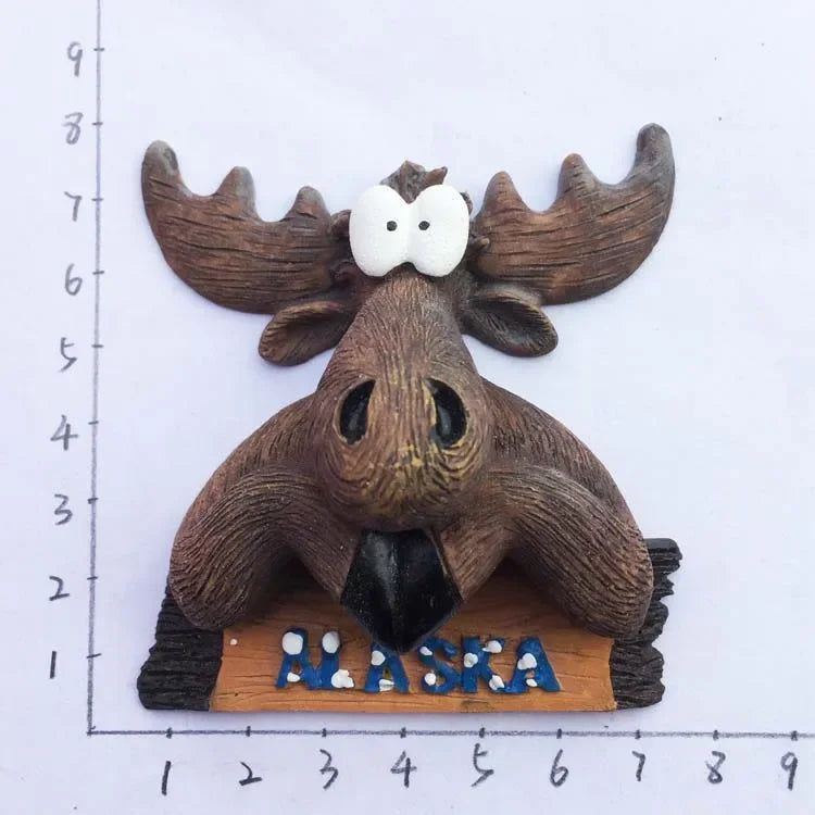 USA New Yourk Fridge Magnets Florida WonderWorks San Francisco Hawaii Tourism Souvenir Magnetic Refrigerator Magnets Gifts - Grand Goldman