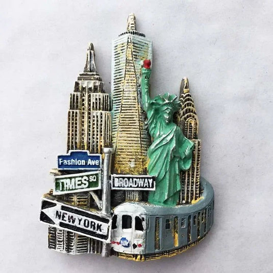 USA Fridge Magnets Bottle Opener New York Tourist Souvenirs Refrigerator Magnetic Stickers Collection Decoration Gifts - Grand Goldman