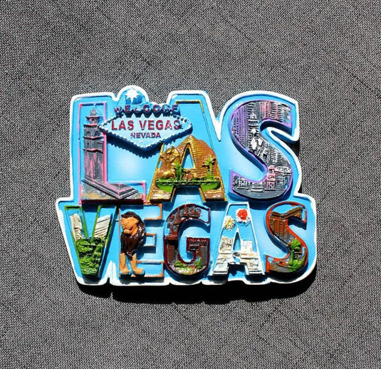USA Las Vegas Fridge Magnet 3d Resin Refrigerator Stickers Travel Magnets Souvenir Home Decoration - Grand Goldman