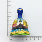 Ukraine Fridge Magnets Odessa Tourist Attraction Souvenirs Bell tree Resin Painted Crafts Magnetic Refrigerator Stickers Decor - Grand Goldman