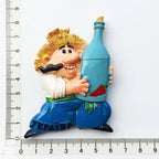 Ukraine fridge magnets Russia tourism souvenir Ukrainian Russian 3d family life refrigerator stickers folk custom collection - Grand Goldman