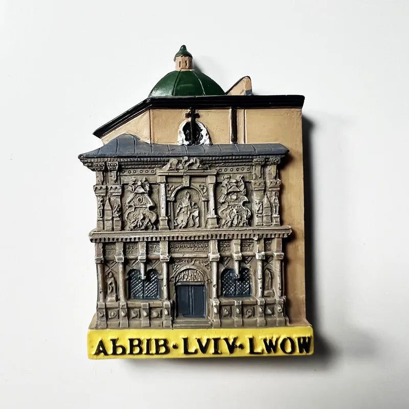 Ukraine fridge magnets Russia tourism souvenir Ukrainian Russian 3d family life refrigerator stickers folk custom collection - Grand Goldman