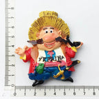 Ukraine fridge magnets Russia tourism souvenir Ukrainian Russian 3d family life refrigerator stickers folk custom collection - Grand Goldman