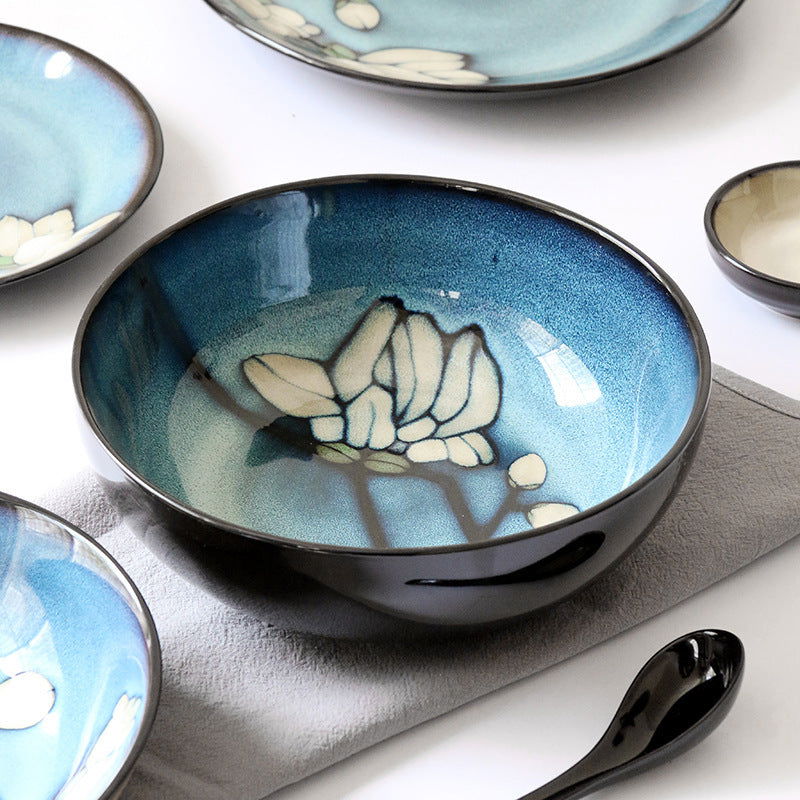 Underglaze Color Hand-painted Creative Bowls And Plates - Grand Goldman