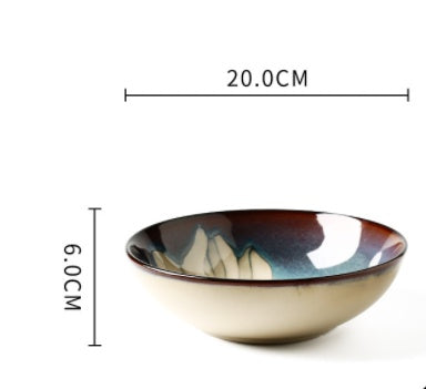 Underglaze Color Hand-painted Creative Bowls And Plates - Grand Goldman