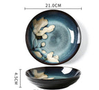 Underglaze Color Hand-painted Creative Bowls And Plates - Grand Goldman