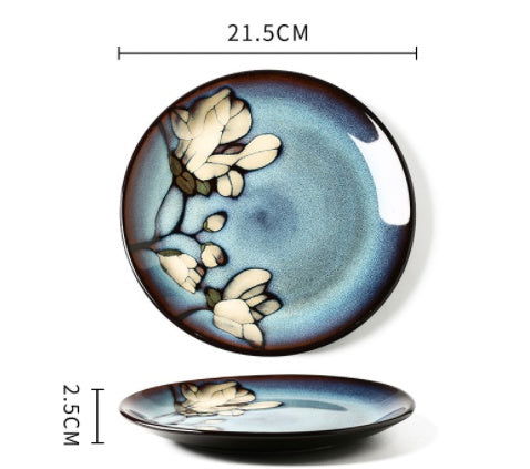 Underglaze Color Hand-painted Creative Bowls And Plates - Grand Goldman