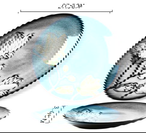 Underglaze Color Hand-painted Creative Bowls And Plates - Grand Goldman
