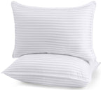 Utopia Bedding Bed Pillows for Sleeping Queen Size, 1000 Grams Filled Hotel Quality Cooling Pillows for Side, Back or Stomach Sleepers (White, Set of 2) - Grand Goldman