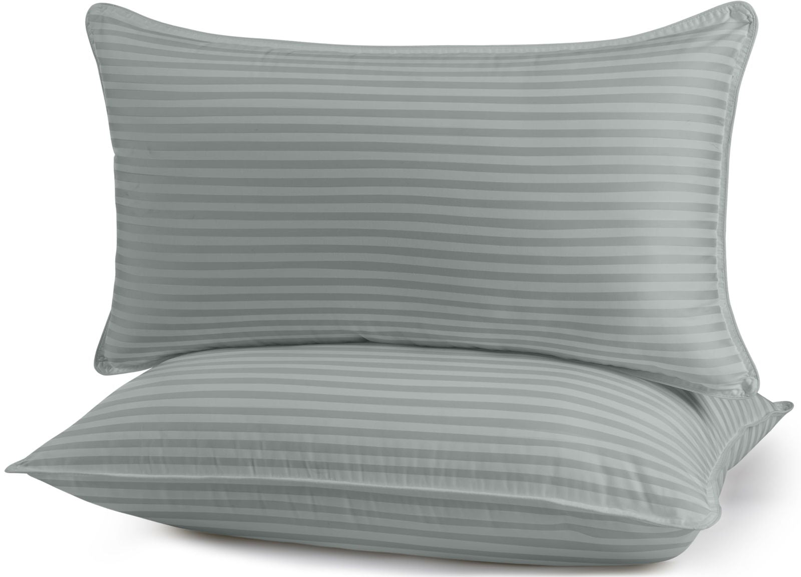 Utopia Bedding Bed Pillows for Sleeping Queen Size, 1000 Grams Filled Hotel Quality Cooling Pillows for Side, Back or Stomach Sleepers (White, Set of 2) - Grand Goldman