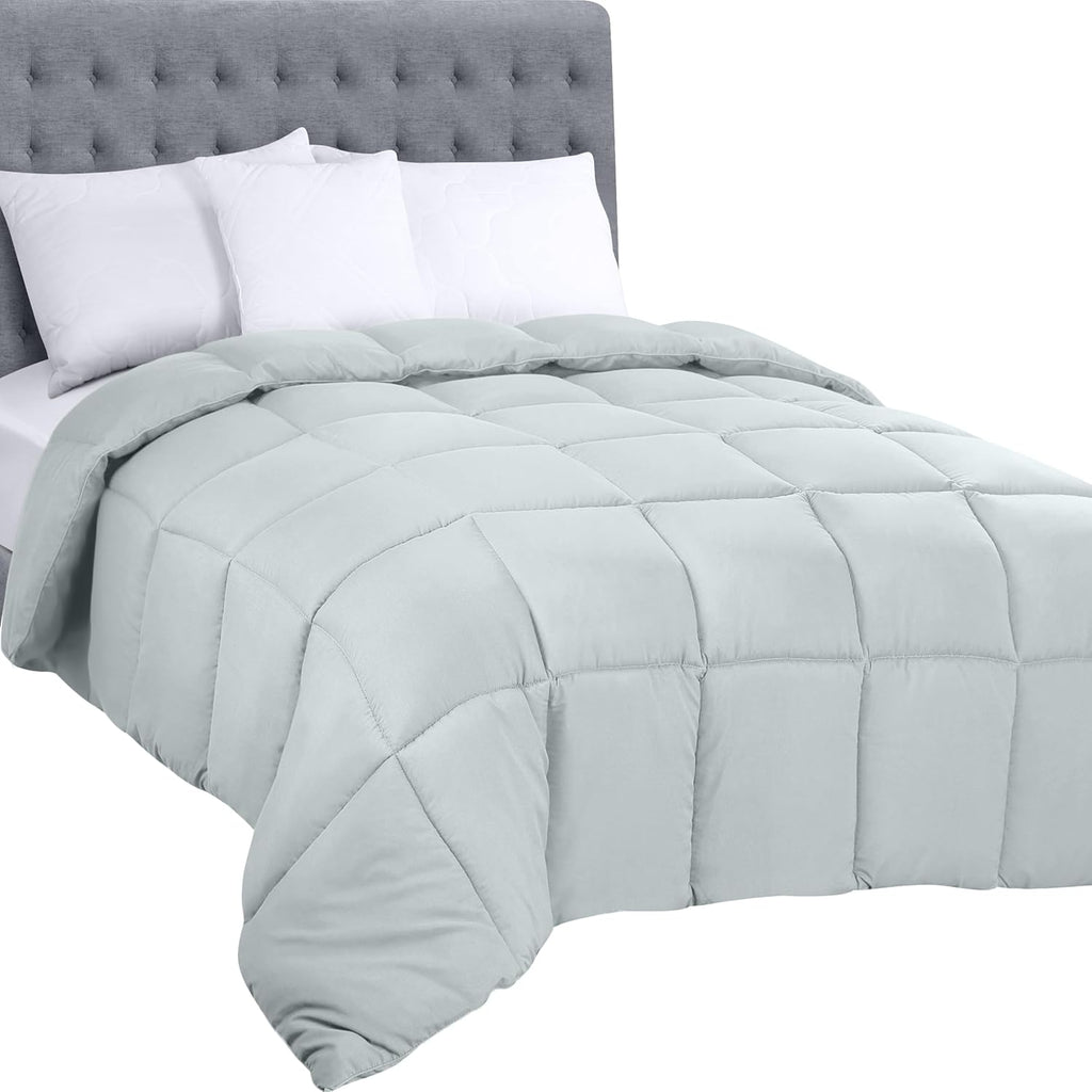Utopia Bedding Down Alternative Comforter (Twin, White) - All Season Comforter - Plush Siliconized Fiberfill Duvet Insert - Box Stitched - Grand Goldman