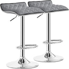 VECELO Adjustable Bar Stools Set of 2, Bar Height Stools for Kitchen Counter - Grand Goldman