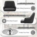 VECELO Adjustable Bar Stools Set of 2, Bar Height Stools for Kitchen Counter - Grand Goldman