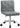VECELO PU Leather Mid-Back Armless Desk Chair Adjustable Height 360° Rolling Swivel for Home Office Work - Grand Goldman
