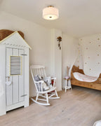 VONLUCE Semi Flush Mount Ceiling Light, 13'' Drum Ceiling Light Fixture with 2 Light, Modern Close to Ceiling Light Fixture for Bedroom Living Room Hallway Kitchen, Bronze Finish - Grand Goldman