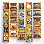 Van Gogh Picasso Oil Painting UV Photo Frame World Famous Paintings 3d Fridge Magnets Home Decoration Collection Gifts - Grand Goldman