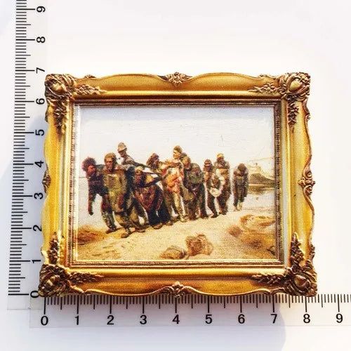 Van Gogh Picasso Oil Painting UV Photo Frame World Famous Paintings 3d Fridge Magnets Home Decoration Collection Gifts - Grand Goldman