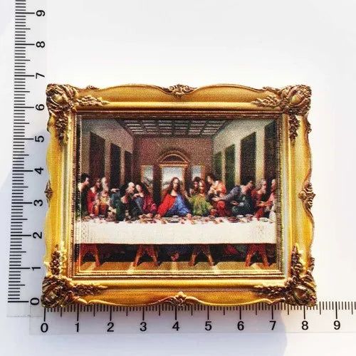 Van Gogh Picasso Oil Painting UV Photo Frame World Famous Paintings 3d Fridge Magnets Home Decoration Collection Gifts - Grand Goldman