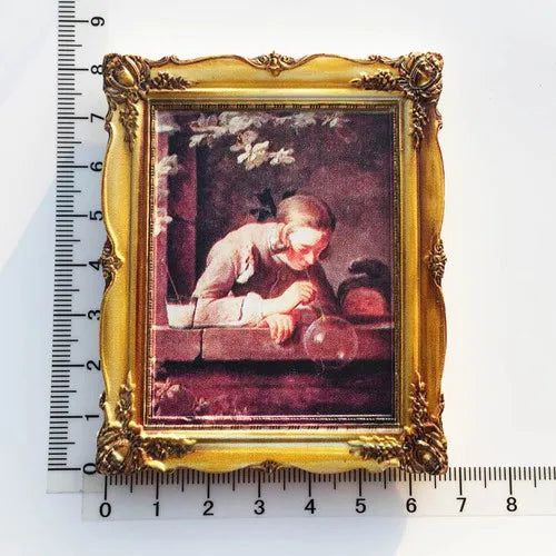 Van Gogh Picasso Oil Painting UV Photo Frame World Famous Paintings 3d Fridge Magnets Home Decoration Collection Gifts - Grand Goldman