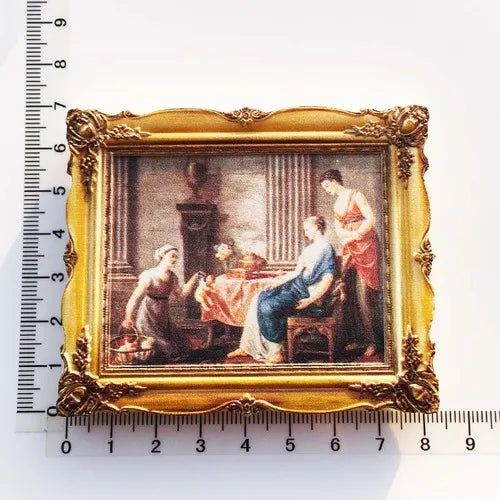 Van Gogh Picasso Oil Painting UV Photo Frame World Famous Paintings 3d Fridge Magnets Home Decoration Collection Gifts - Grand Goldman